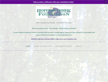 Tablet Screenshot of hofflercreek.org